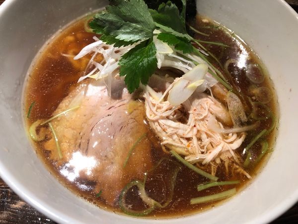 「鶏そば醤油 800円」@神田とりそば なな蓮の写真