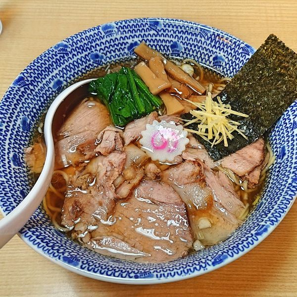 「長岡中華そば700　大盛50　チャーシュー増し100」@かみの屋の写真