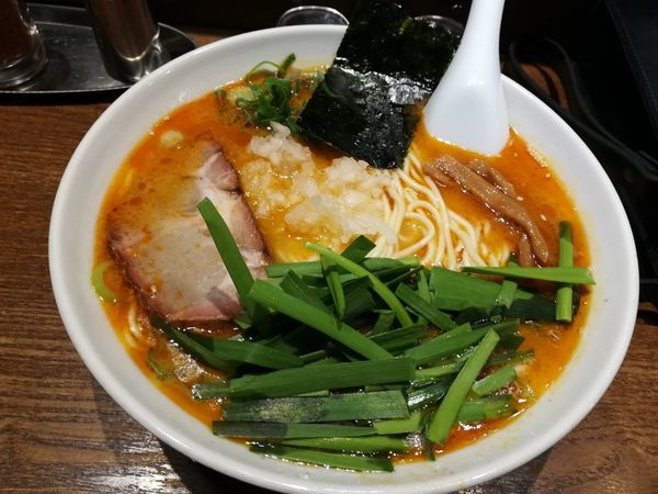 「12/23　塩ラー油めん中盛り940円」@中華そば うめやの写真