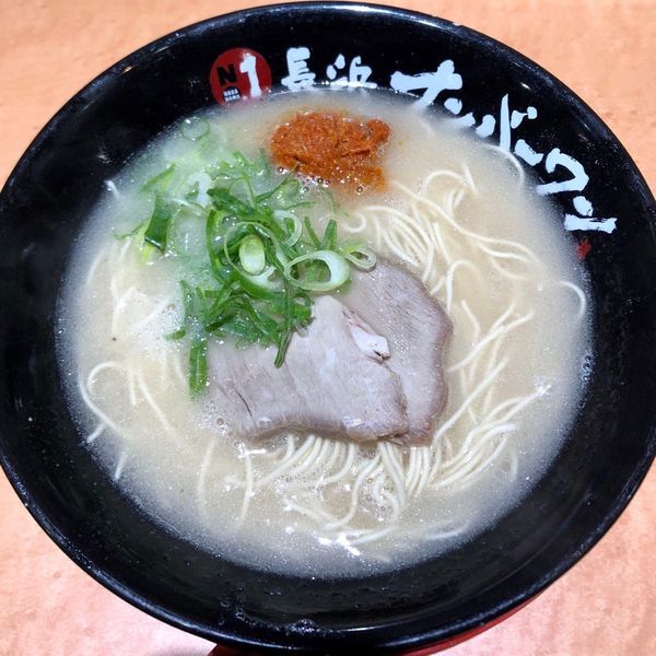 「辛肉みそらーめん (750円)」@長浜ナンバーワン 博多デイトス店の写真