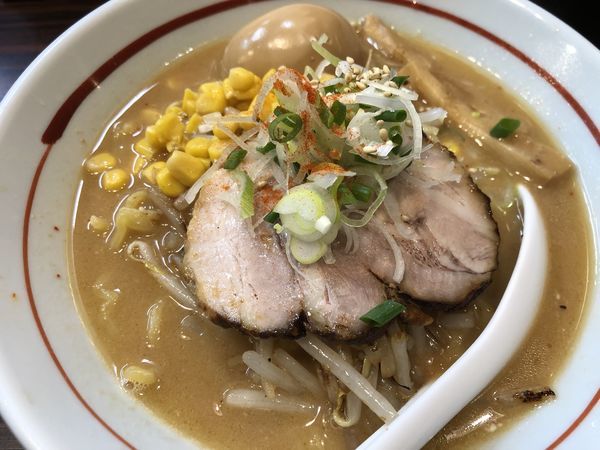 「あじ玉味噌らー麺」@らー麺 あけどやの写真