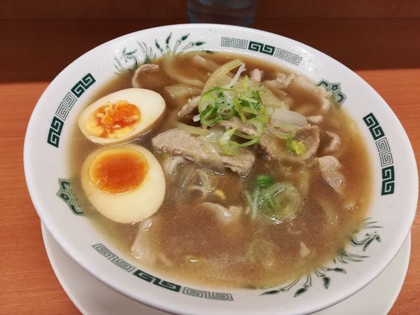 「30/12/21肉そば610円」@日高屋 戸塚西口店の写真