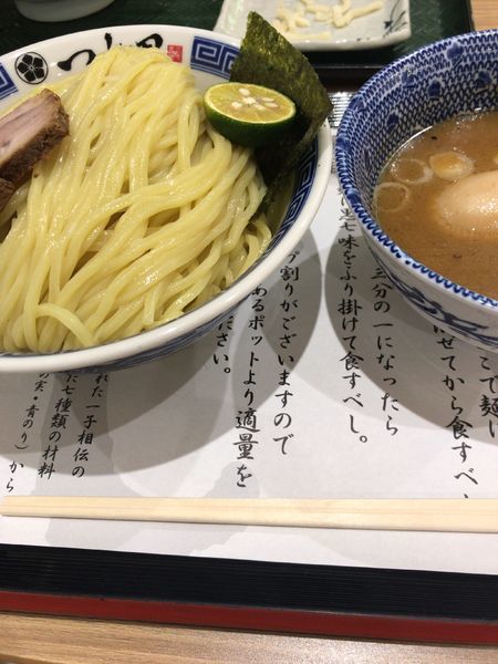 「濃厚味玉つけ麺大盛り（1,188円）」@つじ田 ららぽーと富士見店の写真