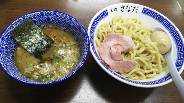 「大味玉つけめん」@つけめん さなだの写真