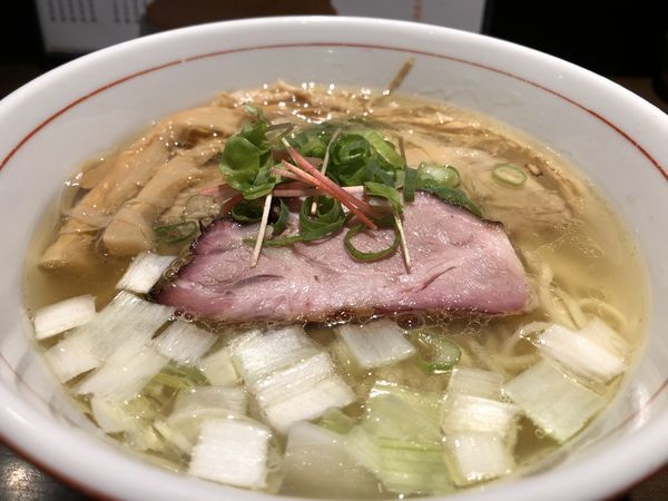 「虎徹ラーメン塩大盛&餃子とライス」@麺や 虎徹の写真