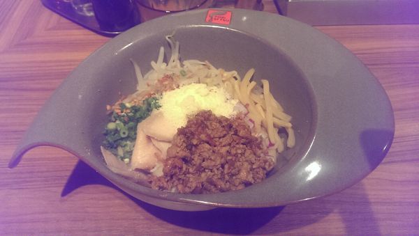 「濃厚カレーチーズまぜそば、大盛」@RAMEN FACTORY TORISETSUの写真