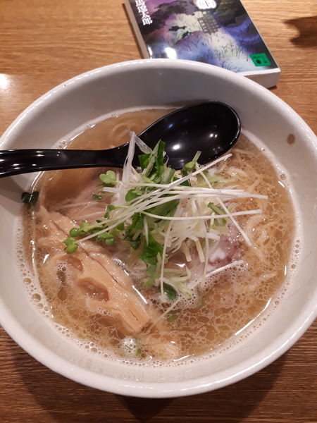 「(限定)カナガシラ煮干しの塩ラーメン730円」@中華そば 桃李の写真