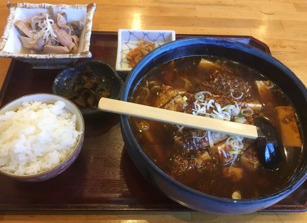 「マーボーラーメン定食(900¥)」@中華食彩 宮本の写真