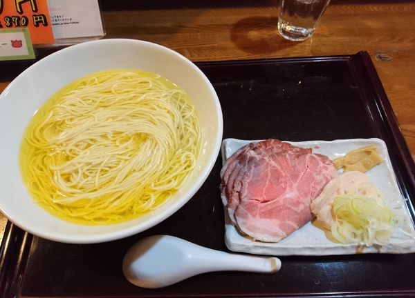 「アイモらーめん塩 大盛 豚レアチャーシュー増し」@ふかや女子流 アイモの写真