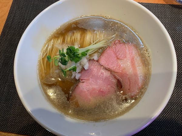 「大人の煮干そば850円」@柴崎亭の写真