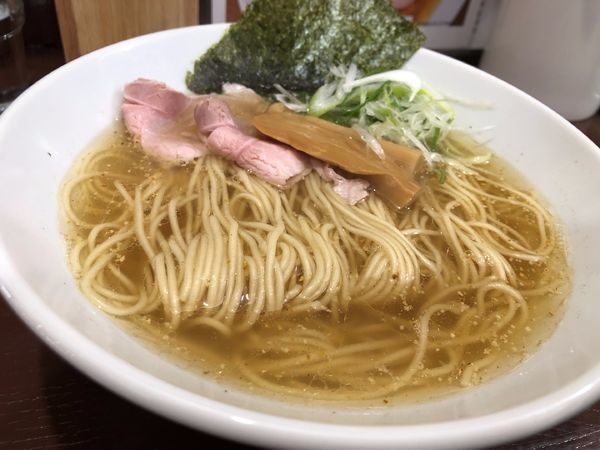 「貝だし塩　690円」@中華そば うお青の写真