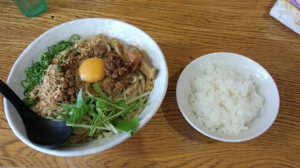 「まぜそば885円」@麺場 風麟の写真