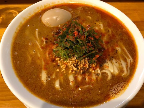 「限定 濃厚担々麺 900円 味玉70円」@麺庵ちとせの写真