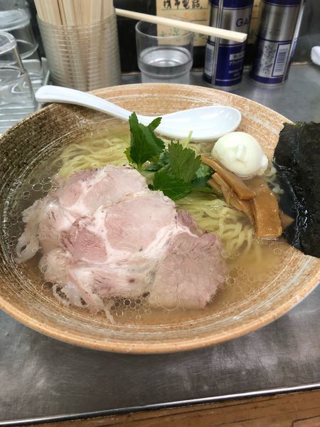 「大和蜆とターキーの塩ラーメン」@覆麺 智の写真