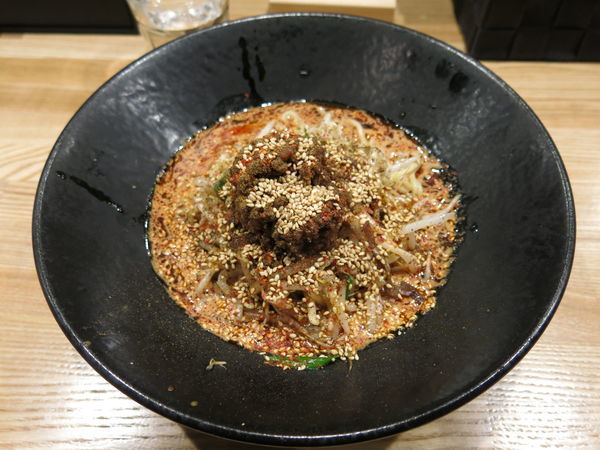 「汁なし担々麺(5辛)：850円」@かつぎやの写真