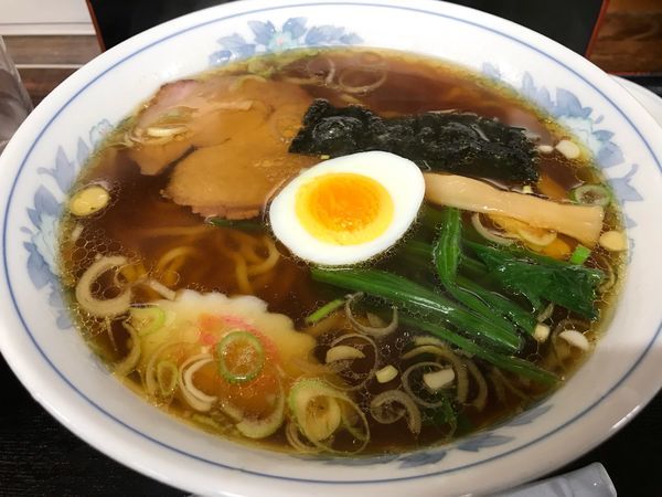 「ラーメン  650円」@手打ちラーメン 英の写真