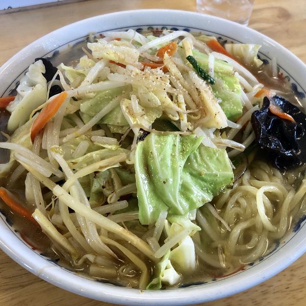 「塩タンメン＋味玉」@らーめん高橋の写真