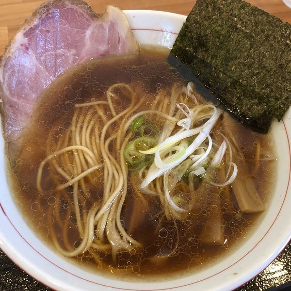 「らーめん（火曜 阿波尾鶏と丸鶏のスープ）」@らーめん マル汁屋の写真