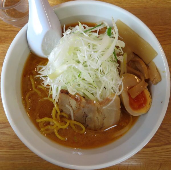 「味噌＋葱（950円）」@北海道らーめん さつほろの写真