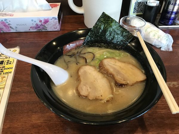 「三段バラ叉焼麺」@ラーメン&らーめん一代元 白岡店の写真