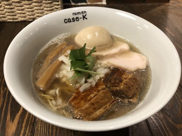 「特製にぼしのらぁめん（限定）」@ramen case-Kの写真