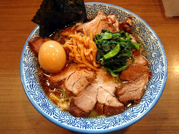 「限定 特製生姜醤油そば」@煮干しつけ麺 宮元の写真