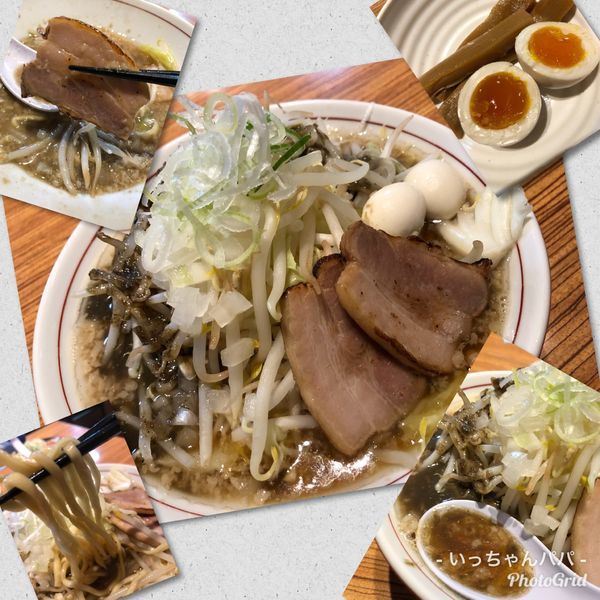 「ツイ限定）nibo二郎750円 味玉120円 メンマ100円」@niboの写真