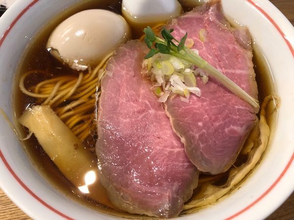 「特製軍鶏そば1100円 焼豚ご飯200円」@麺尊 RAGEの写真