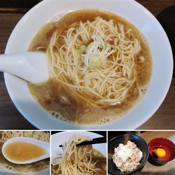 「中華そば(小)＋スープ増し＝700円」@自家製麺 伊藤 浅草店の写真