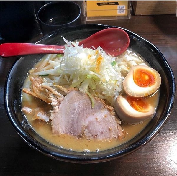 「味噌味玉」@麺処 花田 池袋店の写真