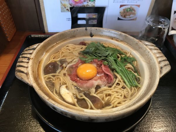 「いわて南黒毛和牛 瞬間出汁の牛鍋ラーメン﻿」@麺創 なな家の写真