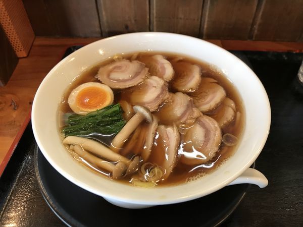 「参州マタギそば【濃口仕様・肉マシ】」@麺創 なな家の写真