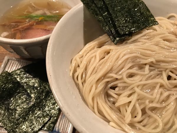 「つけしお 1,050円(※) 海苔 120円」@Homemade Ramen 麦苗の写真