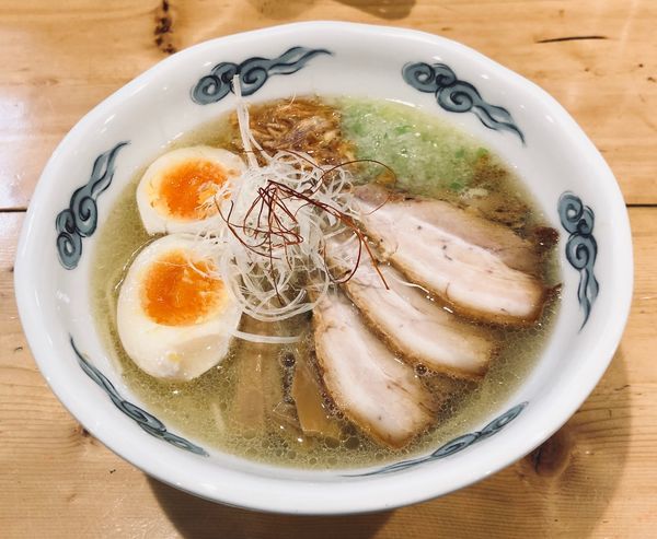 「鶏塩そば（麺固め￥850）」@支那そば 大和 稲荷町本店の写真