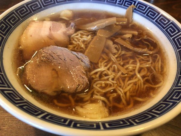 「中華そば並」@豆天狗 本店の写真