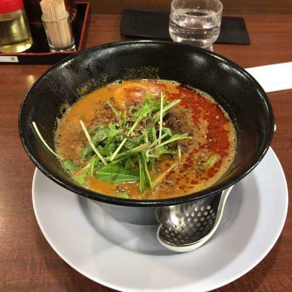 「しびれ醤油担々麺」@ラーメンばんだいの写真