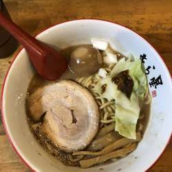 豚骨ラーメン + 味たま// 800円