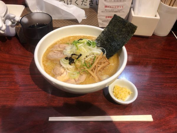 「濃厚味噌鶏そば」@鶏だし中華そば かね壱 KANEICHIの写真