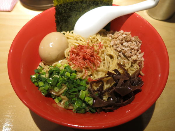 「海老吟醸まぜそば:850円」@海老吟醸 じぱんぐ(ZIPANG) 上野駅前店の写真