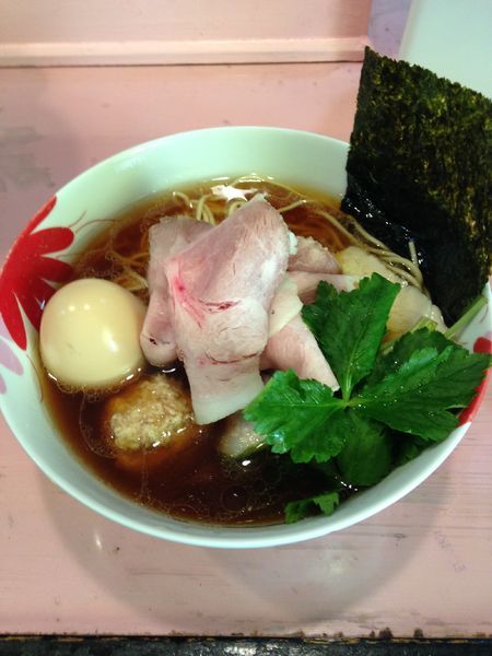 「凛々しい特製地鶏中華そば 980円」@らーめん凛々の写真