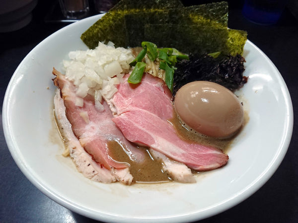 「特製濃厚そば＋豚めし」@麺処 晴の写真