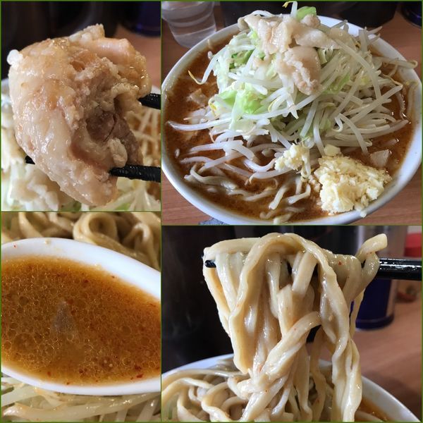 「【限定】味噌ラーメン¥850（野菜少なめ・ニンニク・アブラ）」@豚星。の写真