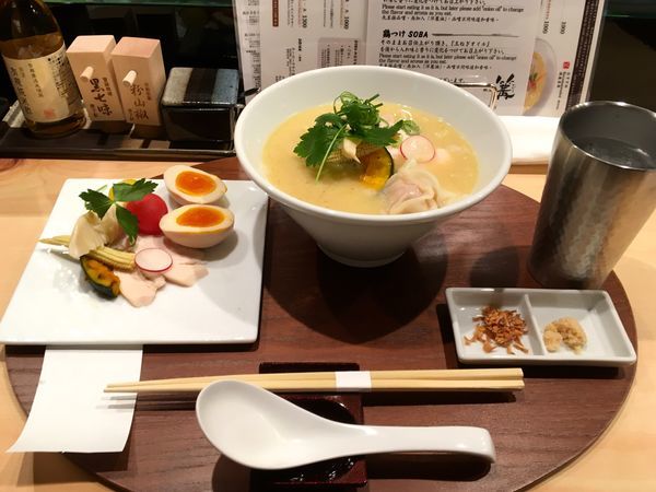 「特製鶏白湯SOBA」@銀座 篝 本店の写真