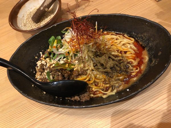 「汁無し担々麺」@四川担々麺 どういうわけで、の写真