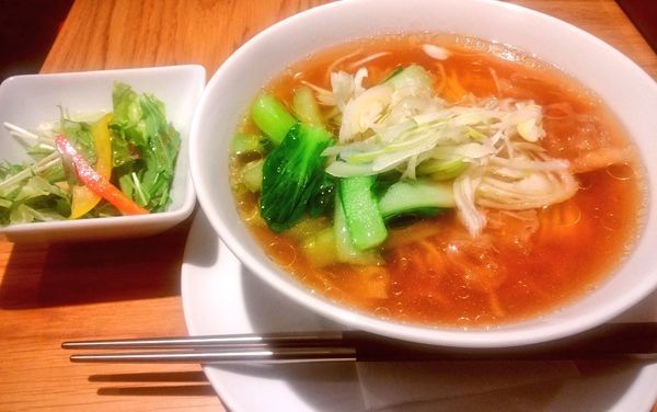 「ずわい蟹入りフカヒレあんかけ麺セット」@鼎泰豐 横浜ランドマークプラザ店の写真