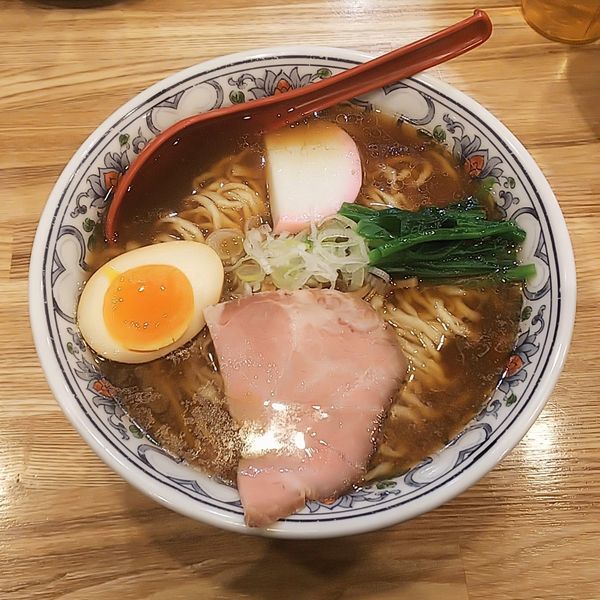 「【限定】石井君家の五目そば＋石井君家の秘伝カレー」@くじら食堂 nonowa東小金井店の写真