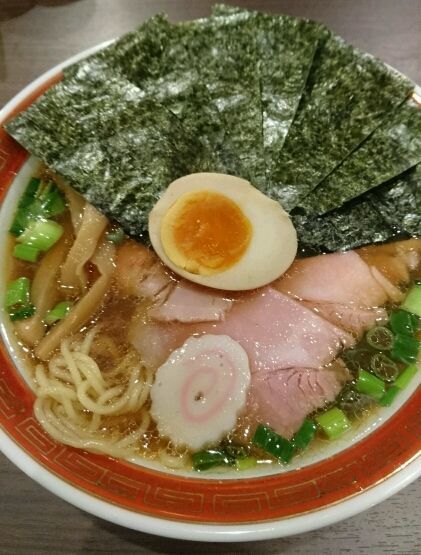 「チャーシューメン+海苔」@拉麺 いさりび 京成大久保店の写真