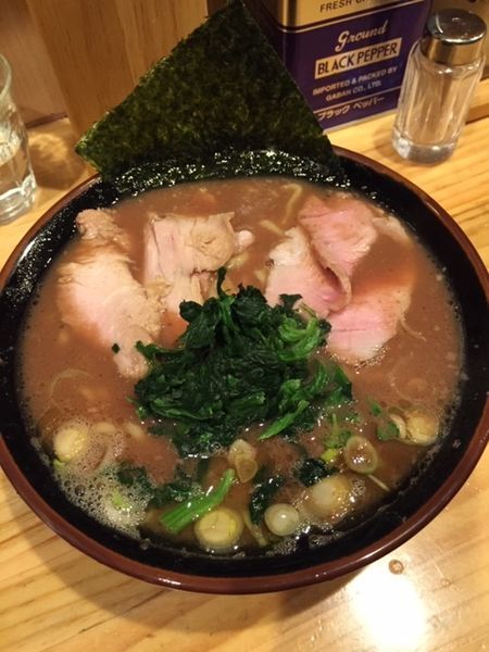 「ラーメン 740円（麺ヤワ）」@秋葉原ラーメン わいずの写真