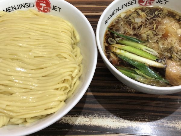 「醤油つけ麺」@ラーメン人生 JET 福島本店の写真