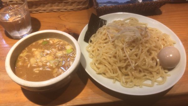 「味玉つけめん中盛：870円」@らーめん・つけ麺 我家の写真